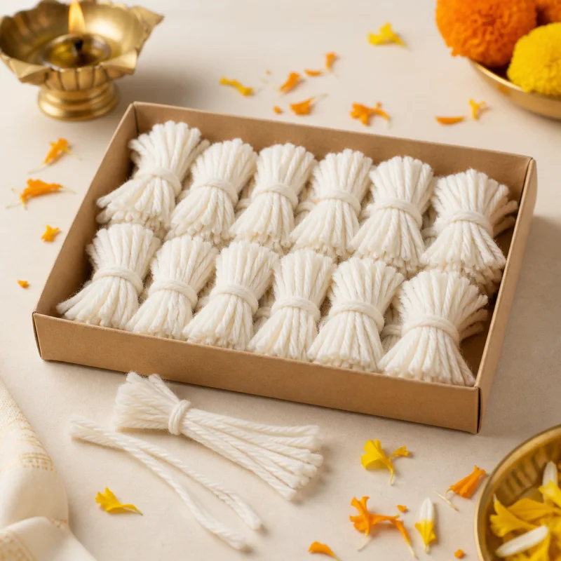 Pure cotton Diya Batti pack